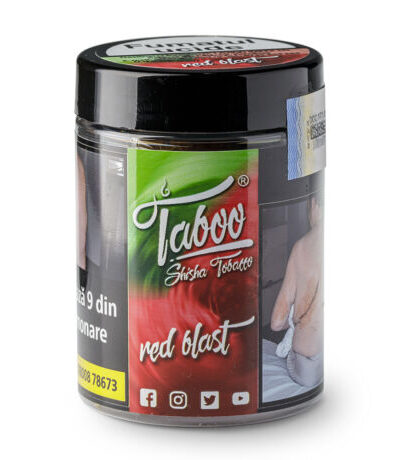 Tutun Narghilea Taboo Red Blast - Menta Zmeura 50gr