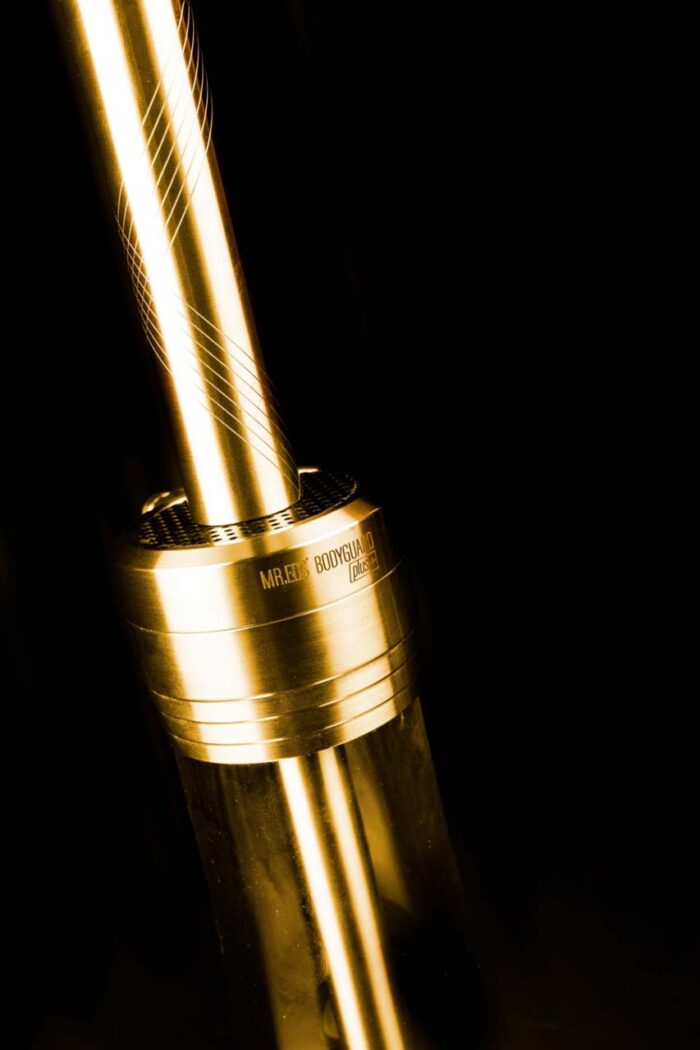Narghilea Mr.Eds E25 Bodyguard Plus Titanium Gold - imagine 2