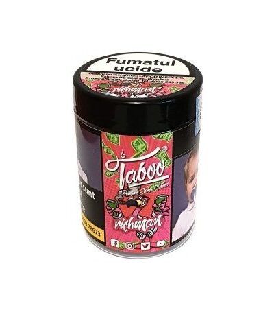 Tutun Narghilea Taboo RichMan - Inghetata de zmeura 50gr