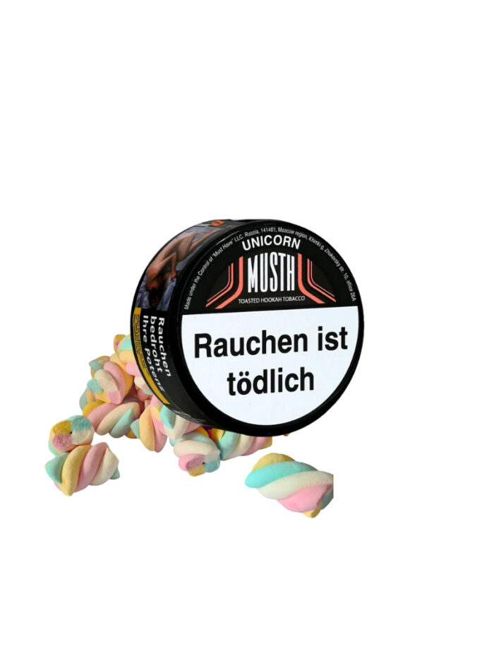 Tutun Narghilea Musth Unicorn 125g - Bezele