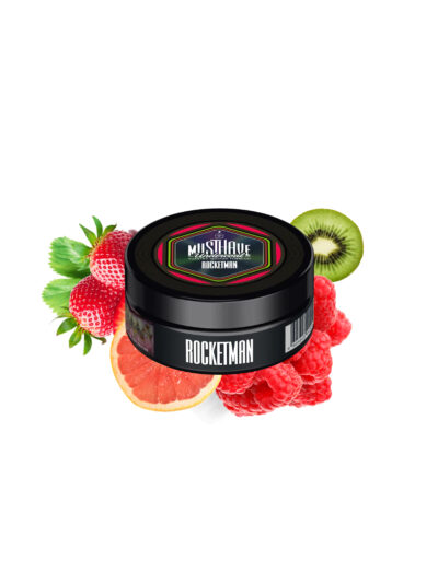 Tutun Narghilea Musth Rocketman 125g - Zmeura,Capsuni,Grapefruit,Kiwi