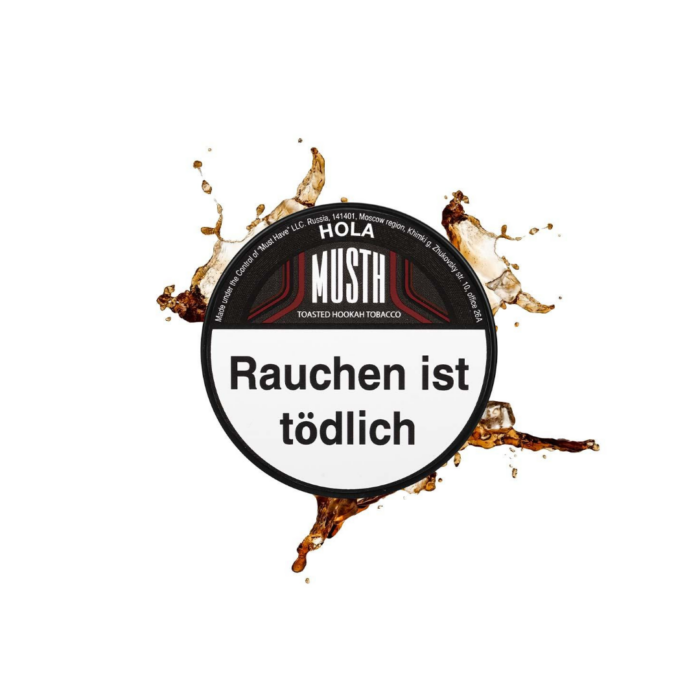 Tutun Narghilea Musth Hola 125g - Cola