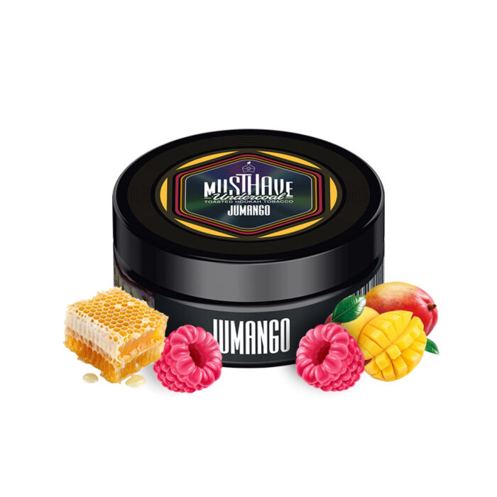 Tutun Narghilea Musth Jumango 125g - Miere,Zmeura,Mango